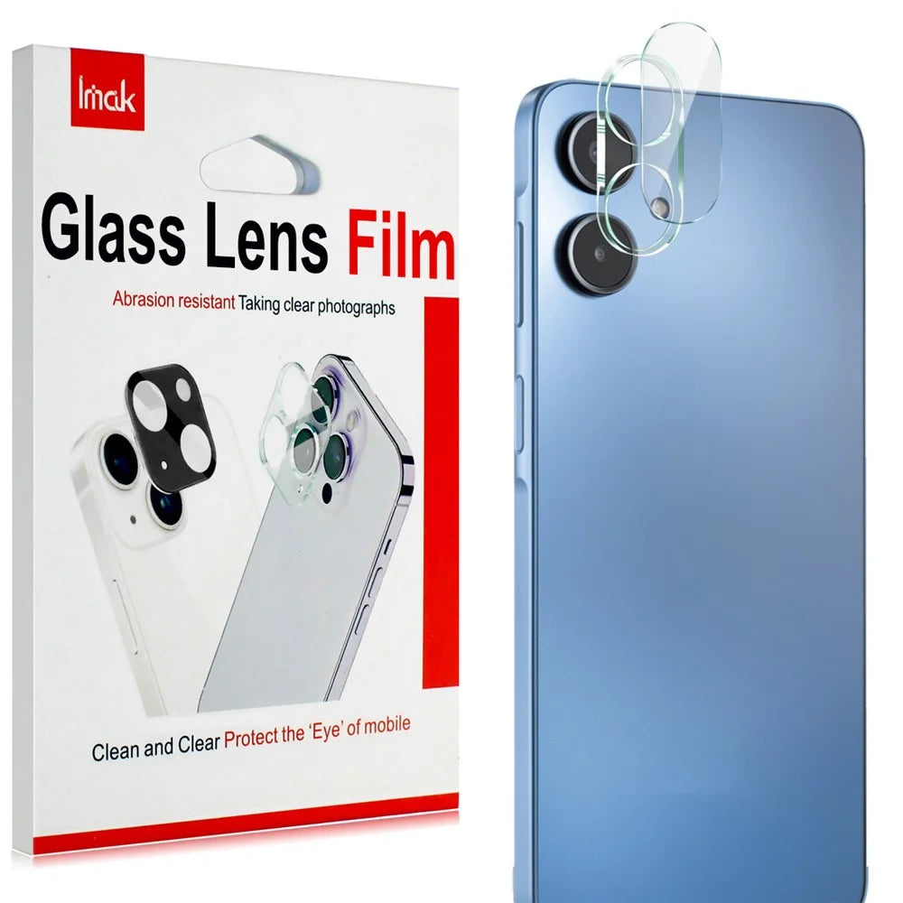 IMAK For Samsung Galaxy A25 5G (Global) (161.0mm) Tempered Glass Camera Lens Protector + Acrylic Lens Cap - 6
