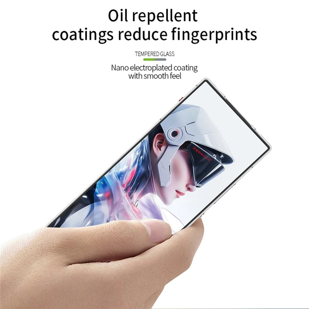 PINWUYO For ZTE nubia RedMagic 10 Air 5G Tempered Glass Film  JK Series-2 9H Full Screen Protector - Black - 4