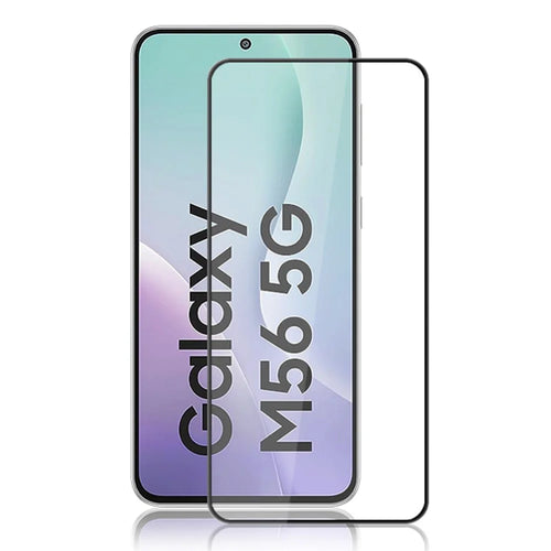 AMORUS For Samsung Galaxy M56 5G / F56 5G Screen Protector Anti-Shatter Tempered Glass Film - Black - 1