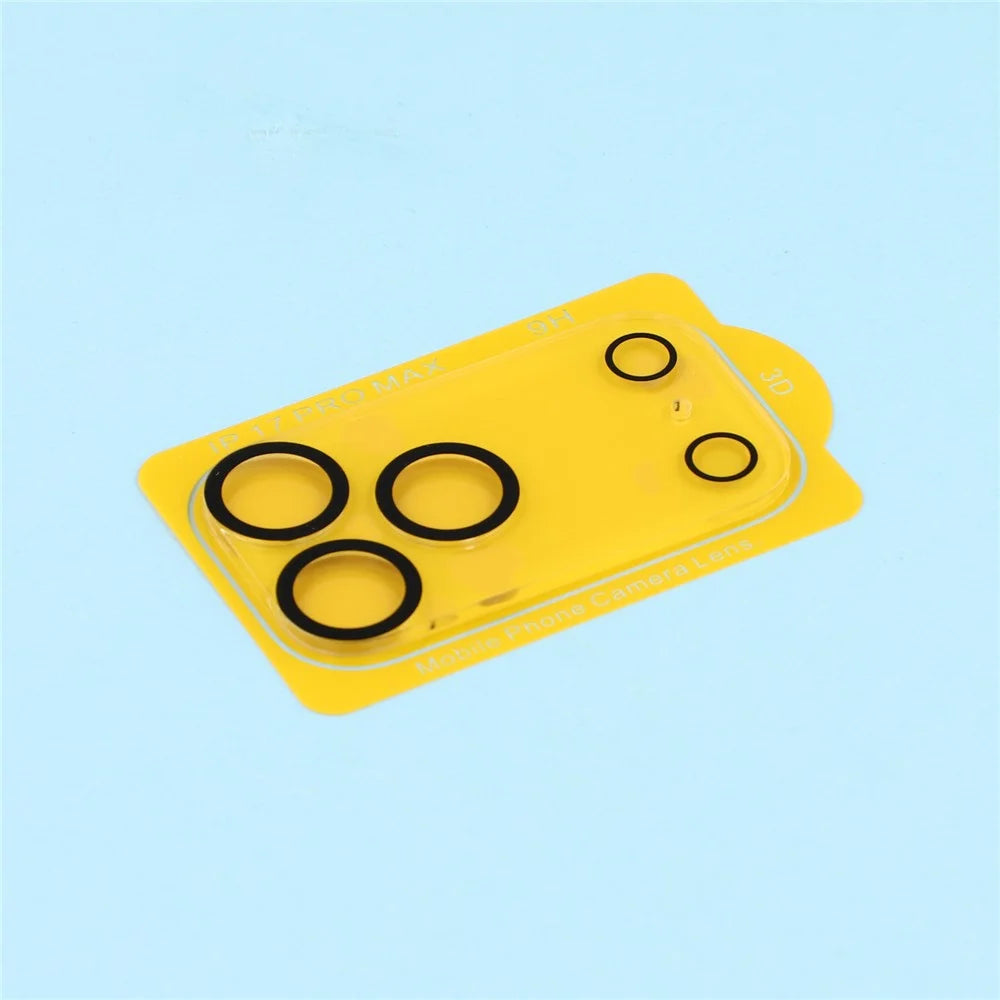 2Pcs For iPhone 17 Pro Max Camera Lens Protector Silk Printing Lens Film 3D Arc Edge - 2