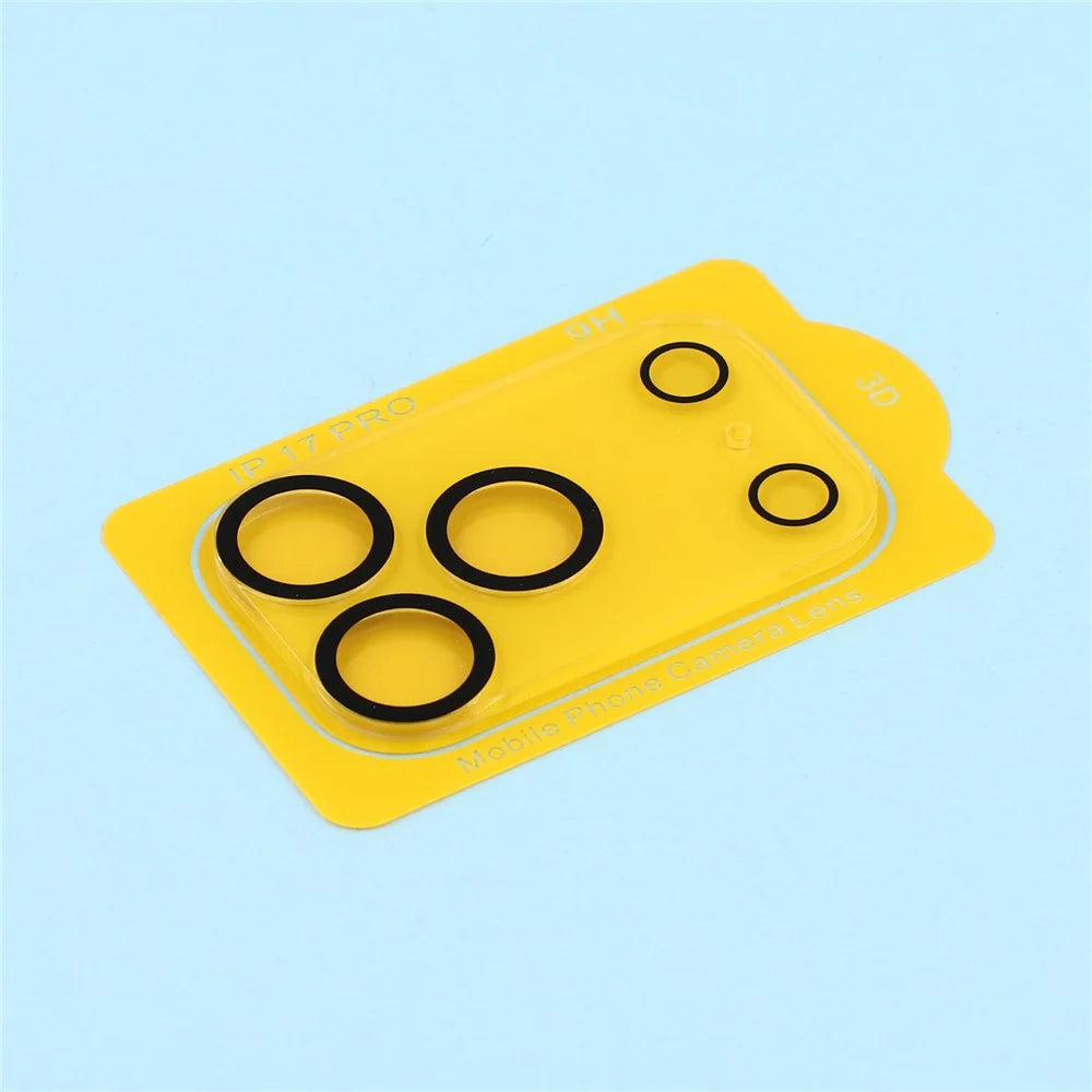 2Pcs For iPhone 17 Pro Camera Lens Protector Silk Printing Lens Film 3D Arc Edge - 2
