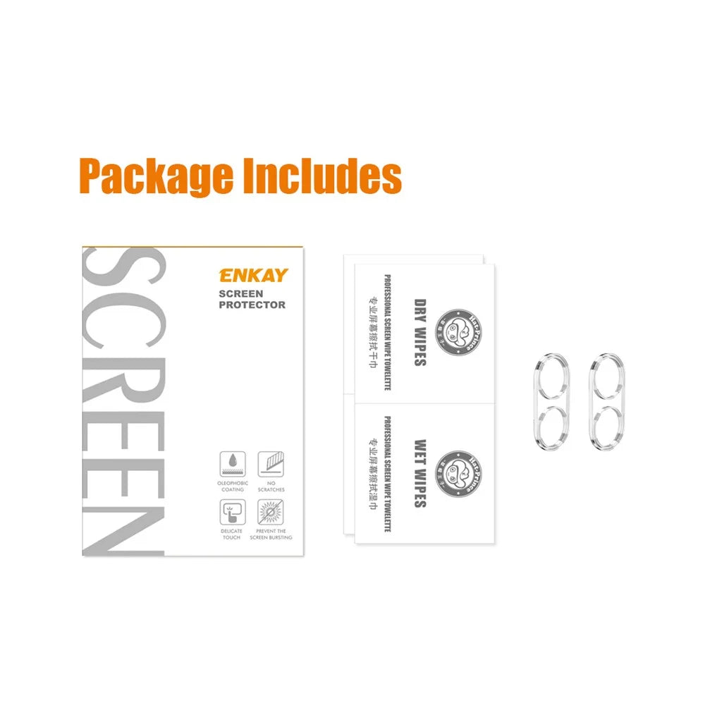 ENKAY HAT PRINCE 2Pcs / Set for Nothing phone (1) 5G Camera Lens Protector Anti-scratch Tempered Glass Full Cover Film - 7