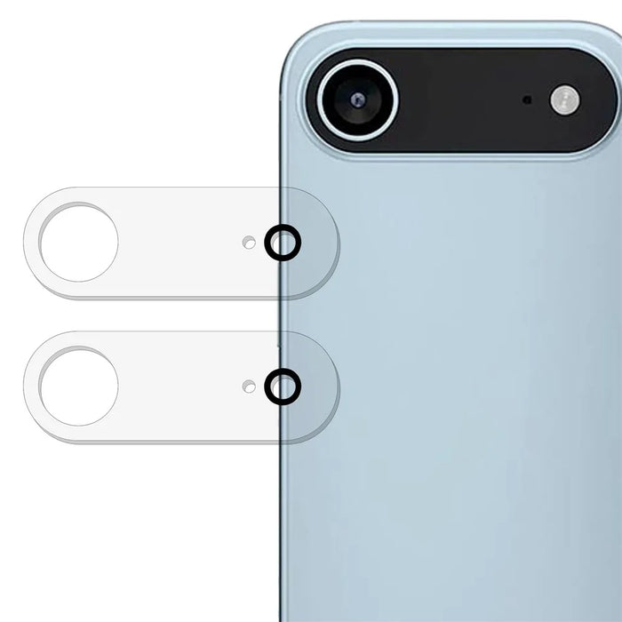 2Pcs For iPhone Air Camera Lens Protector 3D Arc Edge Anti-Scratch Tempered Glass Lens Film - 1