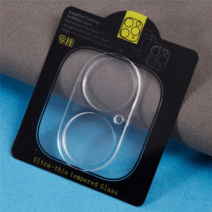 2Pcs For iPhone 17 Camera Lens Protector 3D Arc Edge Anti-Scratch Tempered Glass Lens Film - 3