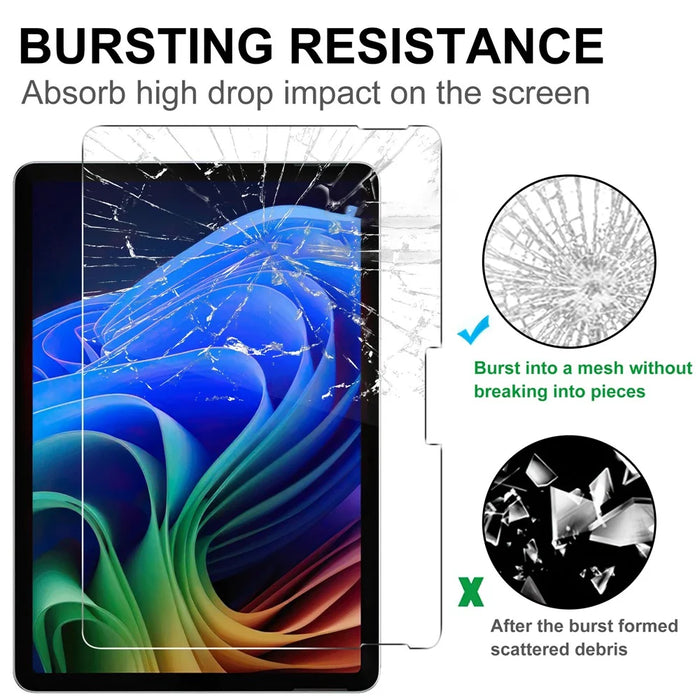 For Microsoft Surface Pro 12inch Screen Protector Anti-Shatter Arc Edge Tempered Glass Film - 4