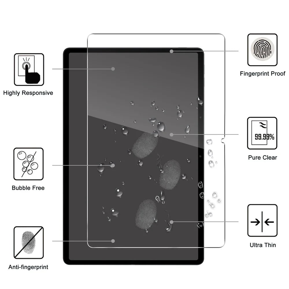 For Oppo Pad SE / OnePlus Pad Lite Tempered Glass Screen Protector 2.5D Straight Edge Full Screen Film Full Glue - 2