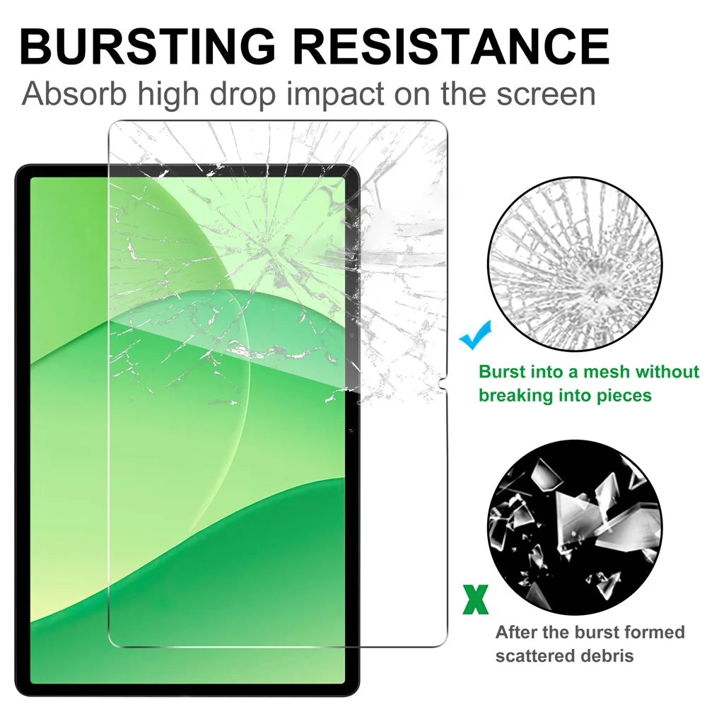 For Oppo Pad SE / OnePlus Pad Lite Tempered Glass Screen Protector 2.5D Straight Edge Full Screen Film Full Glue - 4
