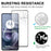 For Motorola Moto G86 Power 5G / G86 5G AGC Tempered Glass with Black Edge Full Glue Full Coverage Screen Protector - 4