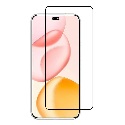 For Honor 400 Pro 5G (Global) Screen Protector Side Glue Silk Printing Tempered Glass Film Support Fingerprint Unlock - 1