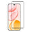 For Honor 400 Pro 5G (Global) Screen Protector Side Glue Silk Printing Tempered Glass Film Support Fingerprint Unlock - 1