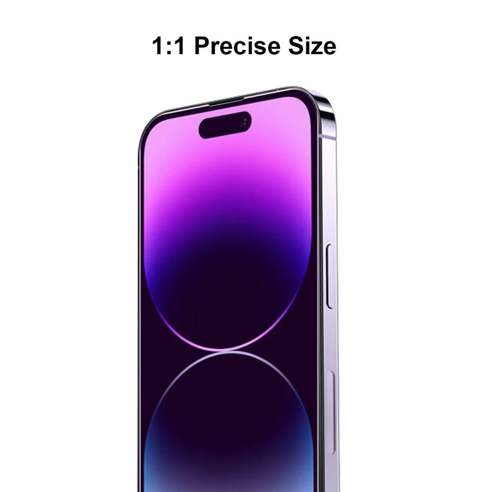 JUNSUNMAY 25Pcs For iPhone 16 Tempered Glass Screen Protector Anti Blue Ray Eye Protection HD Clear Film - 3