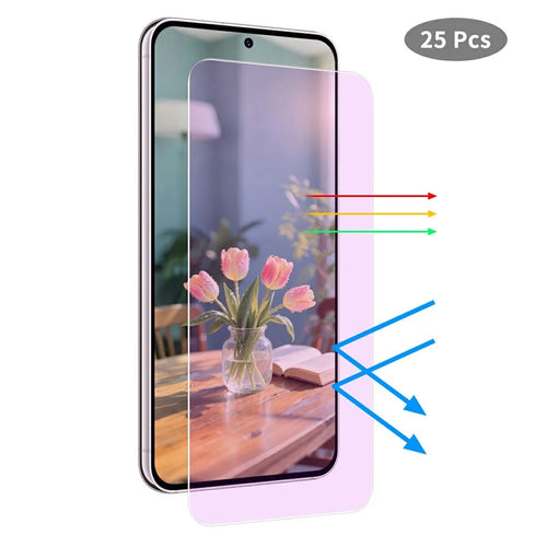 JUNSUNMAY 25Pcs For Samsung Galaxy A56 5G  /  A36 5G Tempered Glass Screen Protector Anti Blue Ray Eye Protection HD Clear Film - 1