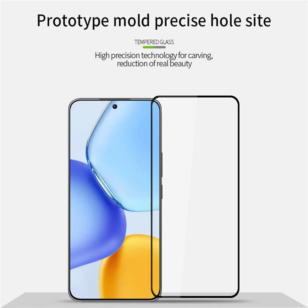 PINWUYO For Honor X60 GT 5G Tempered Glass Film  JK Series-2 9H Full Screen Protector - Black - 3