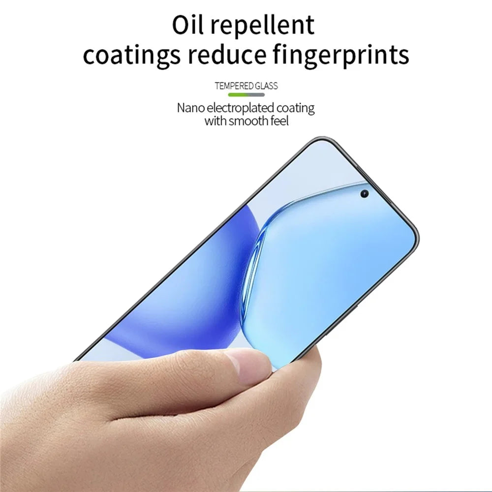 PINWUYO For Honor X60 GT 5G Tempered Glass Film  JK Series-2 9H Full Screen Protector - Black - 4