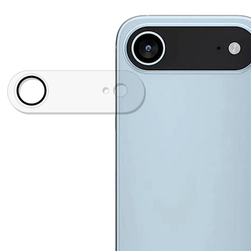 For iPhone Air Camera Lens Protector Black Circle Design HD Clear Tempered Glass Lens Film - 1
