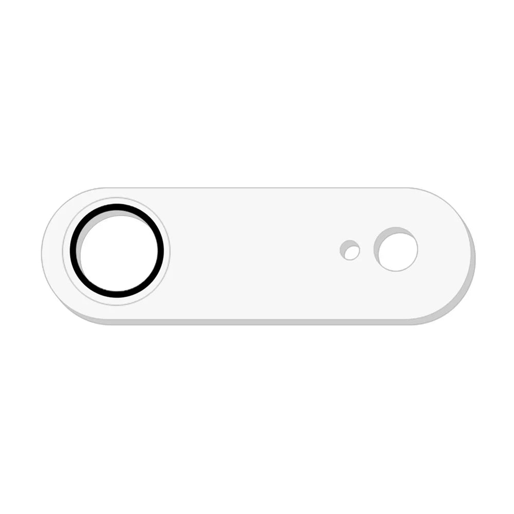 For iPhone Air Camera Lens Protector Black Circle Design HD Clear Tempered Glass Lens Film - 2