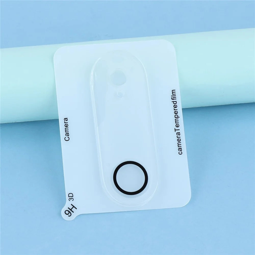For iPhone Air Camera Lens Protector Black Circle Design HD Clear Tempered Glass Lens Film - 3