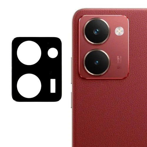 For Realme P3 Ultra 5G Tempered Glass Lens Protector Black Silk Printing Camera Lens Film - 1
