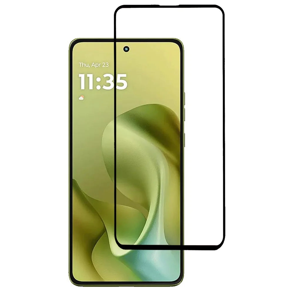 For Motorola Moto G86 Power 5G  /  G86 5G Screen Protector Silk Printing Full Glue Tempered Glass Screen Film - 1