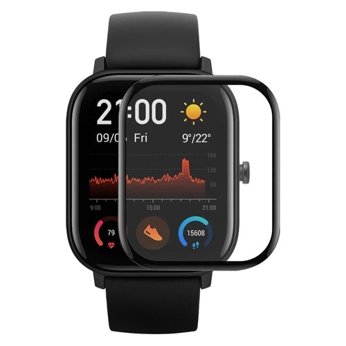 ENKAY HAT PRINCE For Huami Amazfit GTS 4 PMMA Screen Protector Full Coverage 3D Curved Soft PC Edge Anti-scratch HD Transparent Film - 1