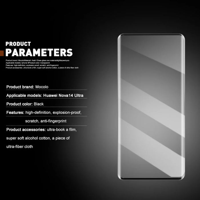 MOCOLO For Huawei nova 14 Ultra 5G Screen Protector 3D Curved Tempered Glass Film - 7