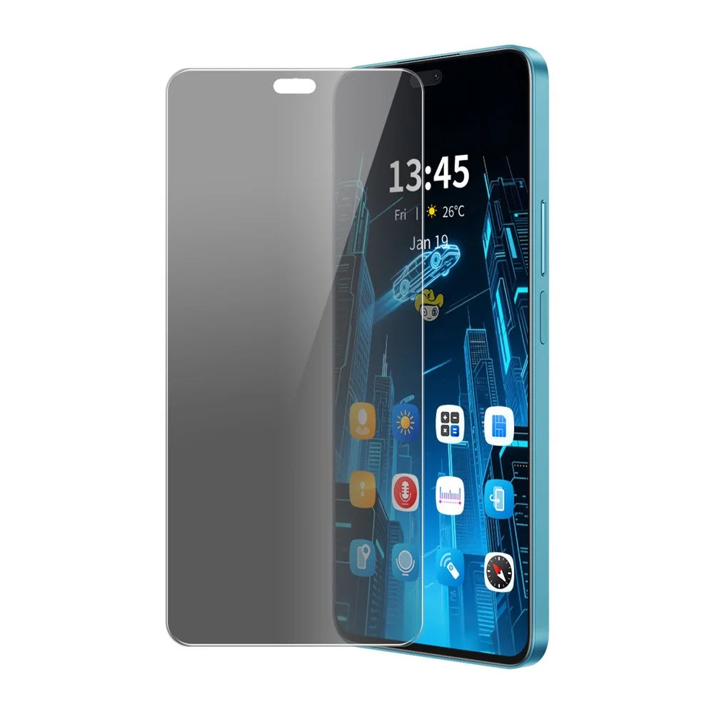 ENKAY HAT PRINCE For Honor 400 Lite 5G Anti-Spy Film  Anti-Glare Screen Protector Tempered Glass - Black - 1