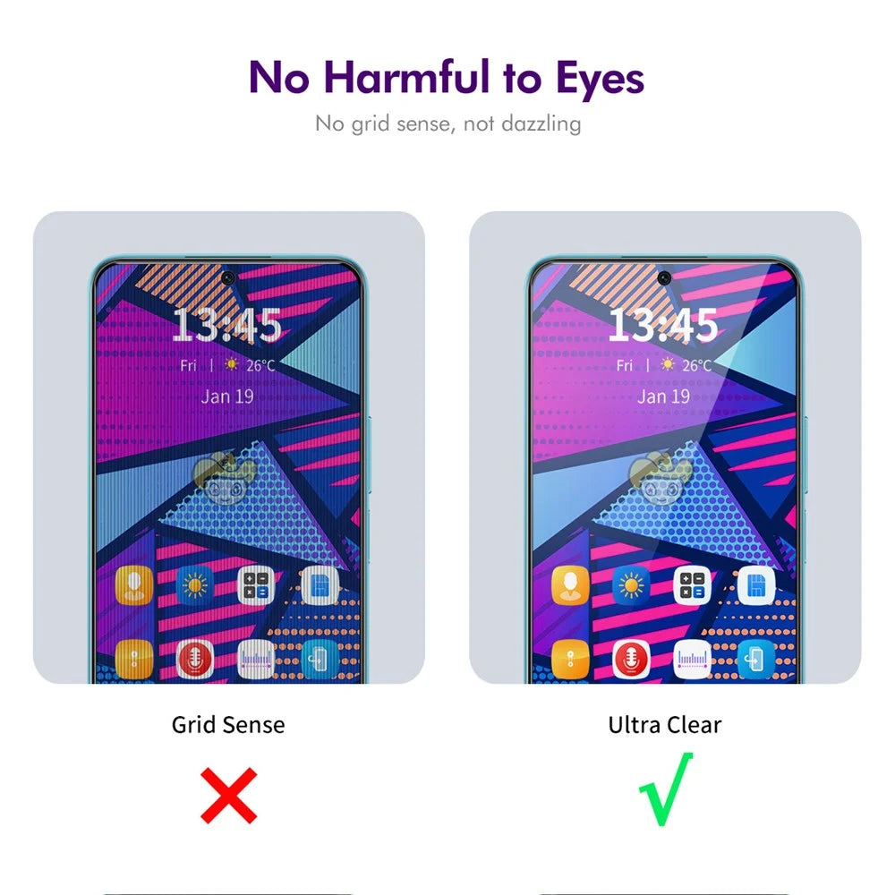 ENKAY HAT PRINCE For Honor 400 5G (Global) Privacy Screen Protector  28-degree Anti-Spy Tempered Glass - Black - 5