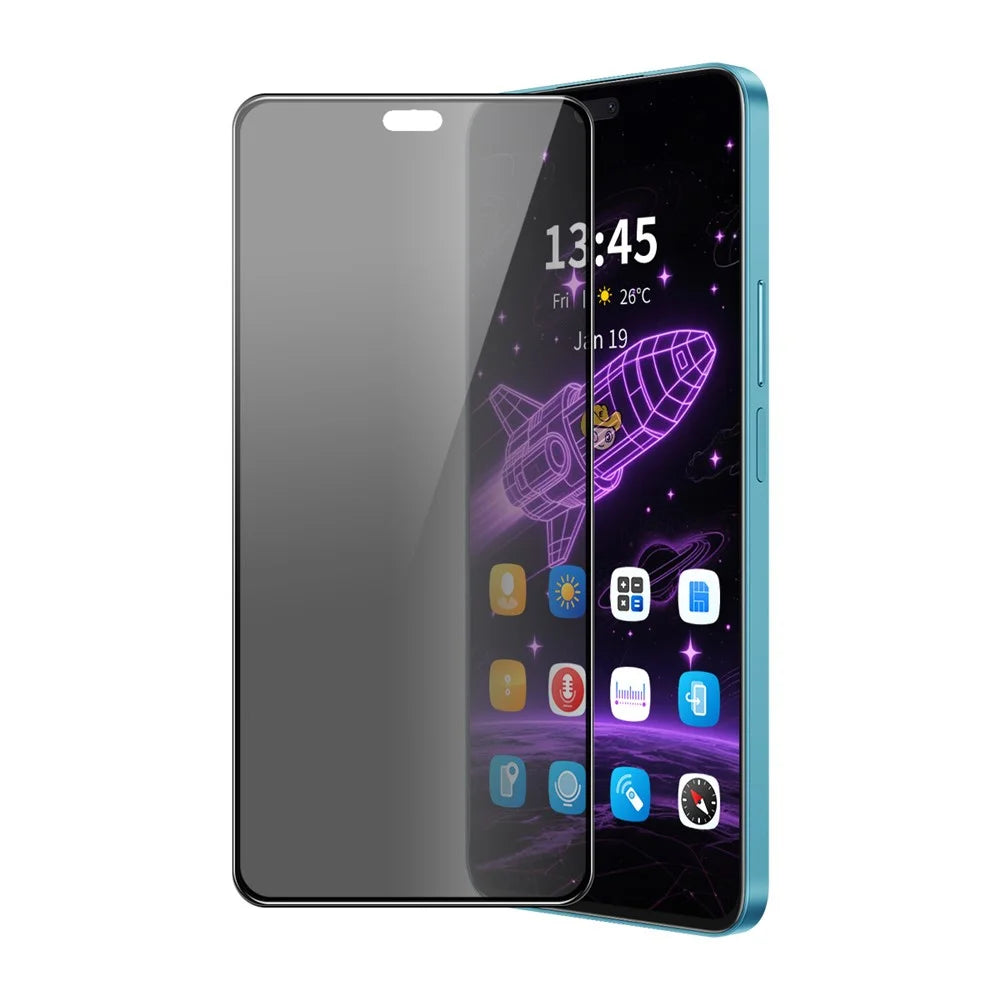 ENKAY HAT PRINCE For Honor 400 Lite 5G Privacy Screen Protector  28-degree Anti-Spy Tempered Glass - Black - 1