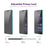 ENKAY HAT PRINCE For Honor 400 Lite 5G 2Pcs Privacy Screen Protector  28-degree Anti-Spy Tempered Glass - Black - 4