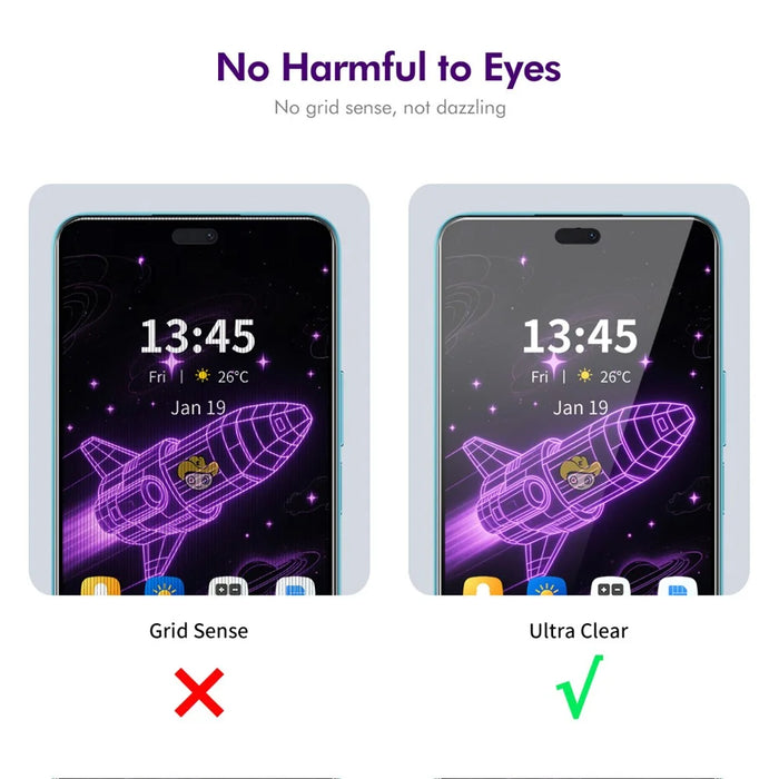 ENKAY HAT PRINCE For Honor 400 Lite 5G 2Pcs Privacy Screen Protector  28-degree Anti-Spy Tempered Glass - Black - 5
