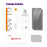 ENKAY HAT PRINCE For Honor 400 Lite 5G 2Pcs Privacy Screen Protector  28-degree Anti-Spy Tempered Glass - Black - 7