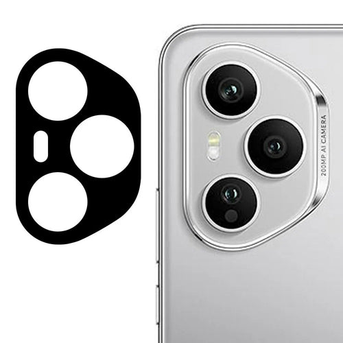 For Honor 400 Pro 5G (Global) Tempered Glass Lens Protector Black Silk Printing Camera Lens Film - 1