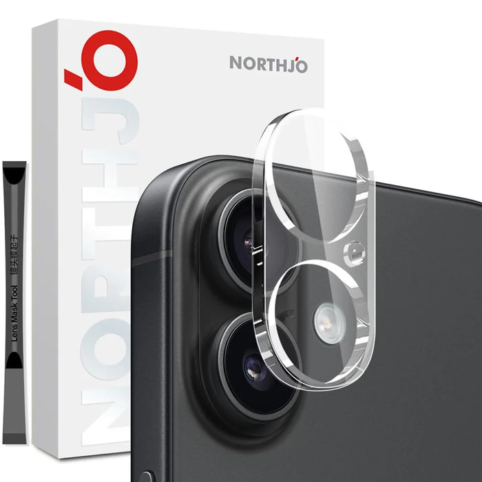 NORTHJO For iPhone 17 Camera Lens Protector Tempered Glass HD Clear 3D Full Coverage - 1