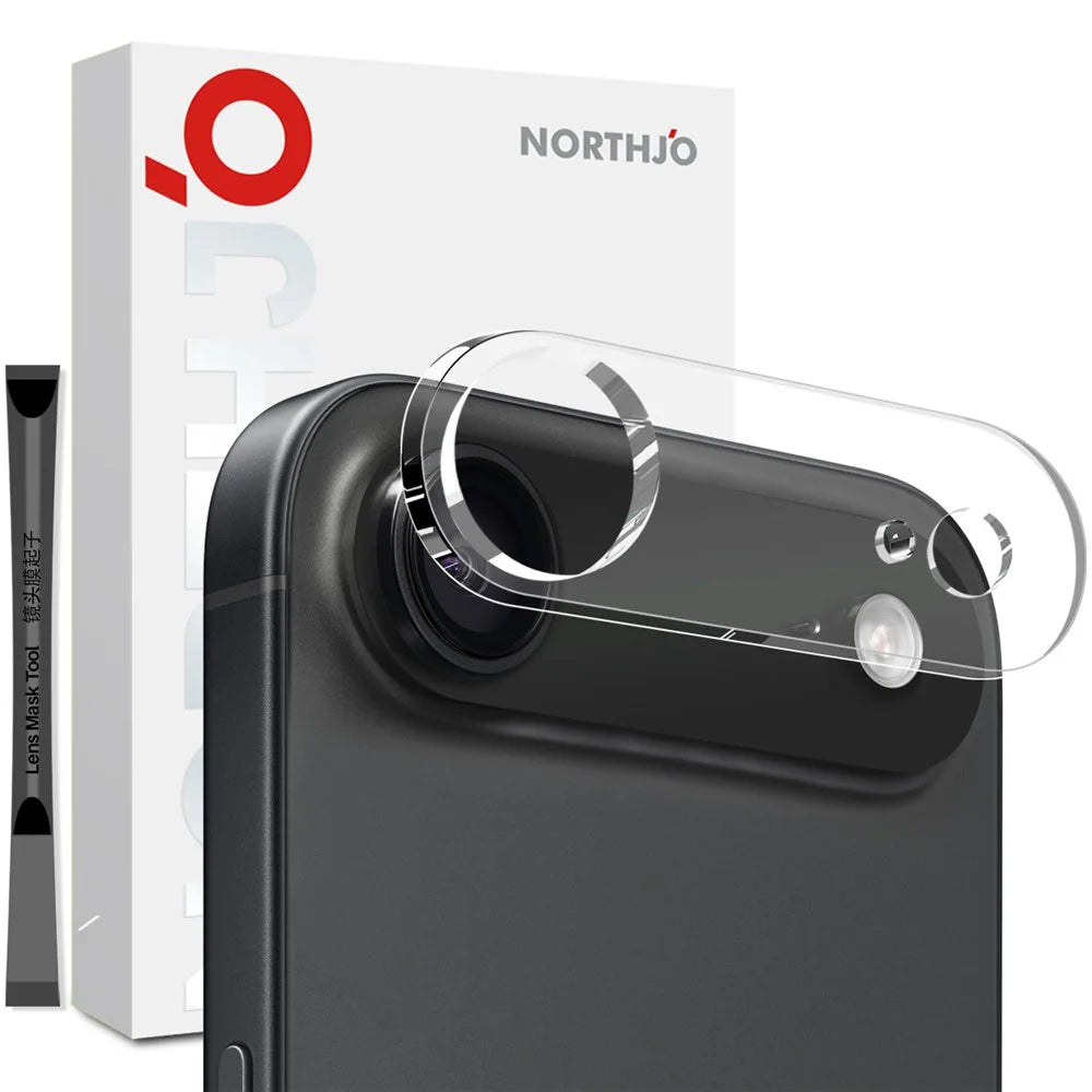 NORTHJO For iPhone Air Camera Lens Protector Tempered Glass HD Clear 3D Full Coverage - 1