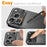 NORTHJO 2Pcs For iPhone 17 Pro Max Camera Lens Protector Tempered Glass Clear Lens Film 3D Full Coverage - 3