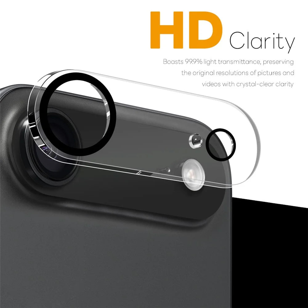 NORTHJO 2Pcs For iPhone Air Camera Lens Protector Black Circles 3D Full Coverage Clear Tempered Glass Lens Film - 2