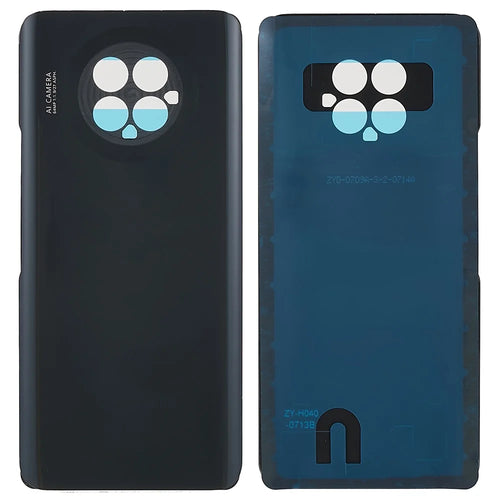 For Honor X20 5G Battery Housing Cover with Adhesive Sticker Replacement Parts - Black - 1