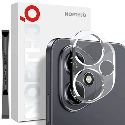 NORTHJO For Honor 400 5G (Global) Camera Lens Protector Tempered Glass HD Clear 3D Full Coverage - 1