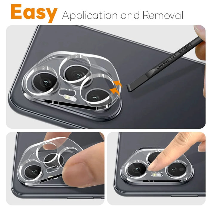 NORTHJO For Honor 400 Pro 5G (Global) Camera Lens Protector Tempered Glass HD Clear 3D Full Coverage - 3