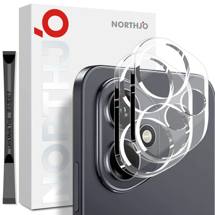 NORTHJO 2Pcs For Honor 400 5G (Global) Camera Lens Protector Tempered Glass Clear Lens Film 3D Full Coverage - 1