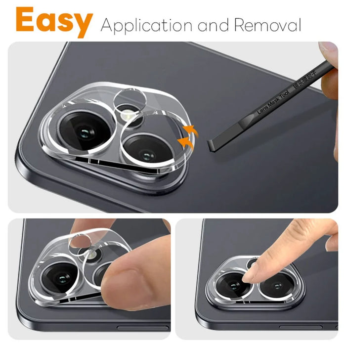 NORTHJO 2Pcs For Honor 400 5G (Global) Camera Lens Protector Tempered Glass Clear Lens Film 3D Full Coverage - 3