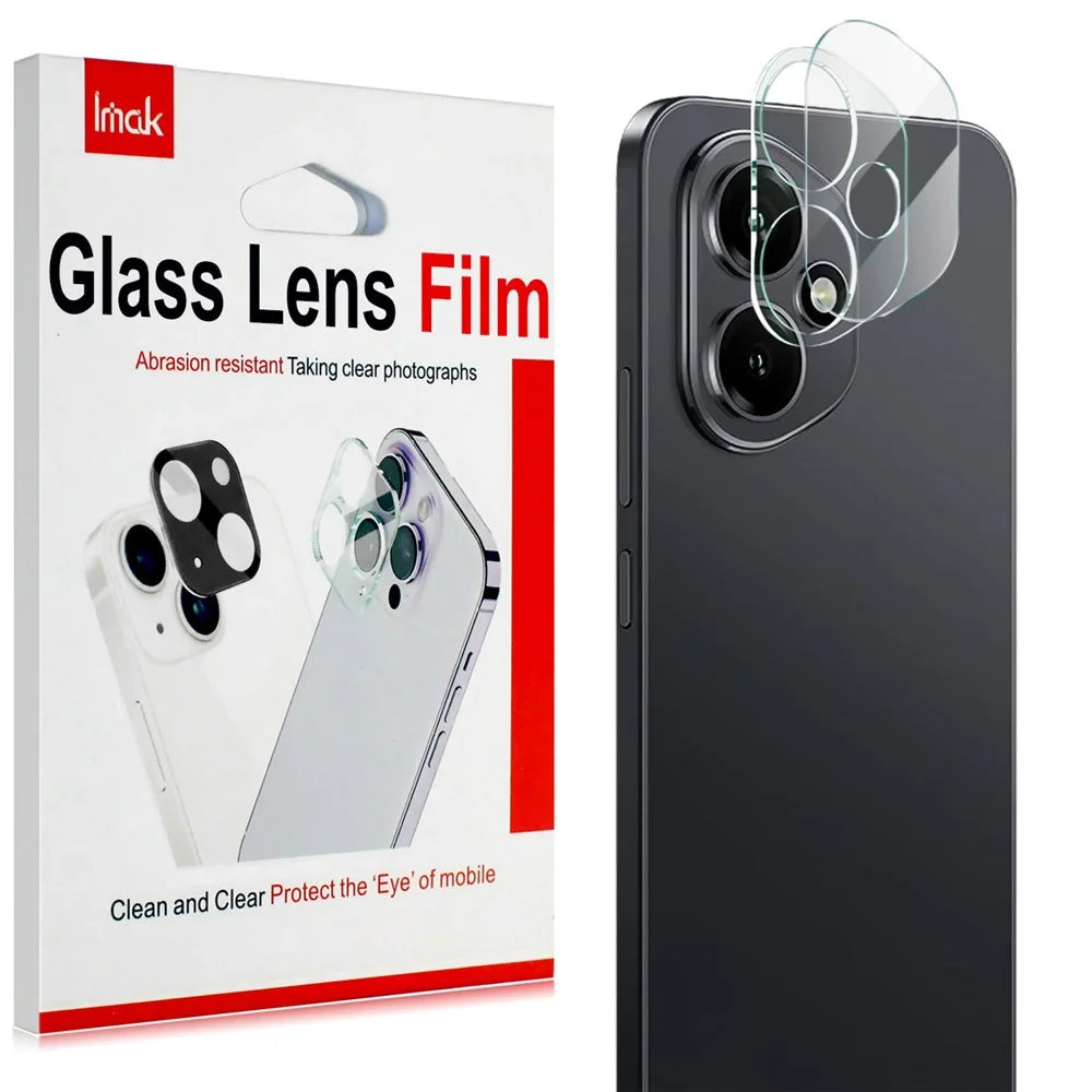 IMAK For Honor 400 5G (Global) Tempered Glass Camera Lens Protector + Acrylic Lens Cap - 6
