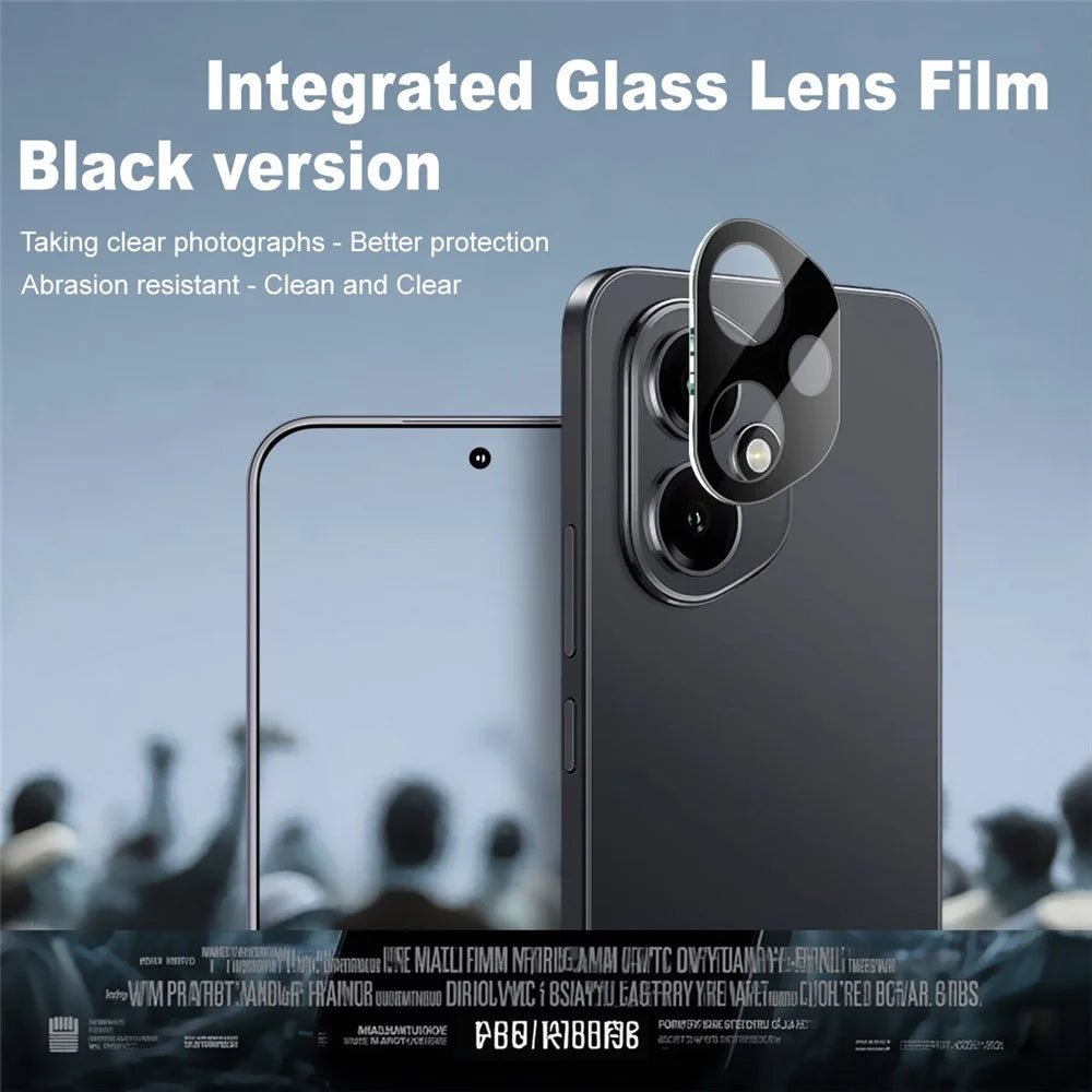 IMAK For Honor 400 5G (Global) Tempered Glass Lens Film + Acrylic Cap (Black Version) - 2