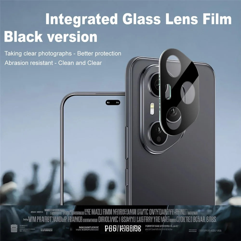 IMAK For Honor 400 Pro 5G (Global) Tempered Glass Lens Film + Acrylic Cap (Black Version) - 2