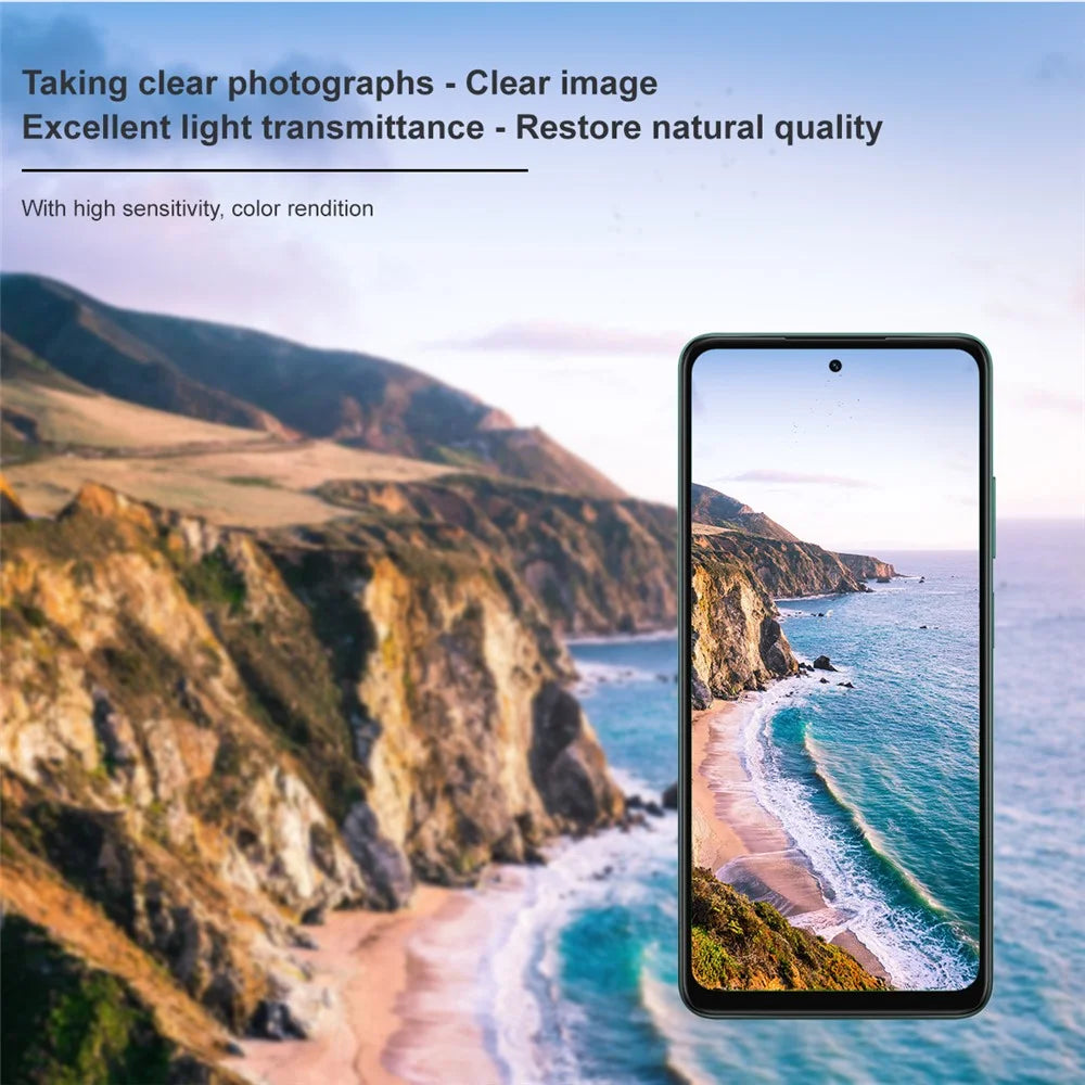 IMAK For Oppo A5 4G / A5 5G Tempered Glass Lens Film + Acrylic Cap (Black Version) - 5