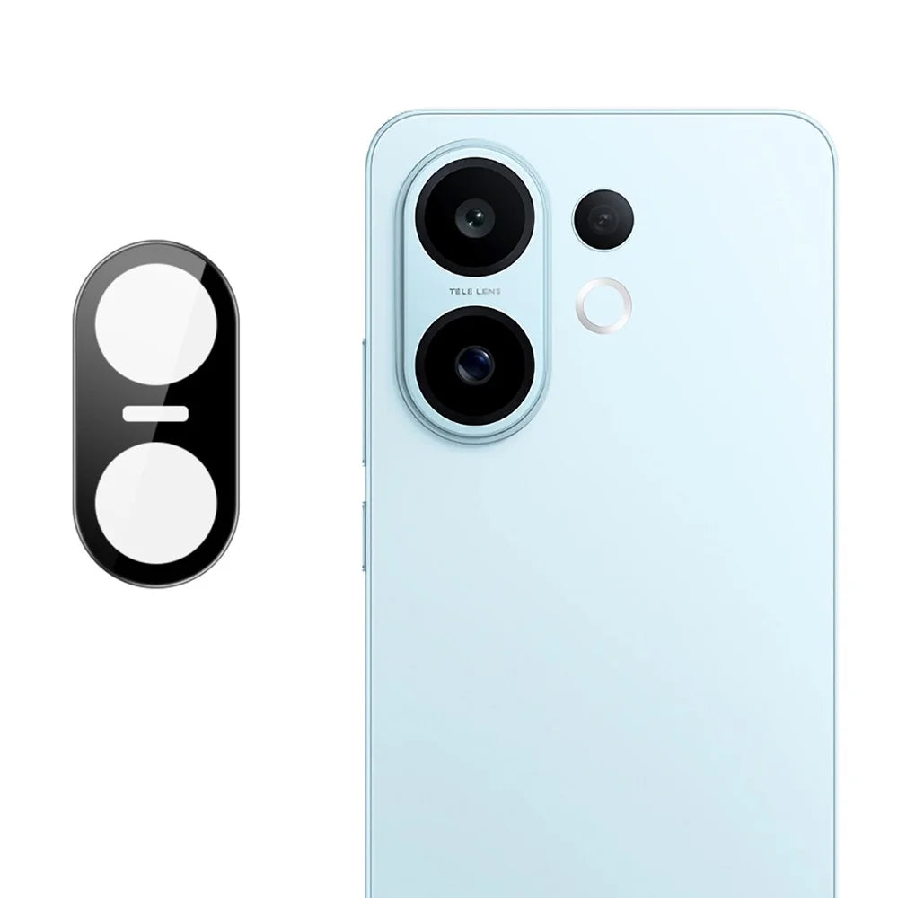 IMAK For vivo S30 5G Tempered Glass Camera Lens Protector with Self Positioning Frame (Black Version) - 7