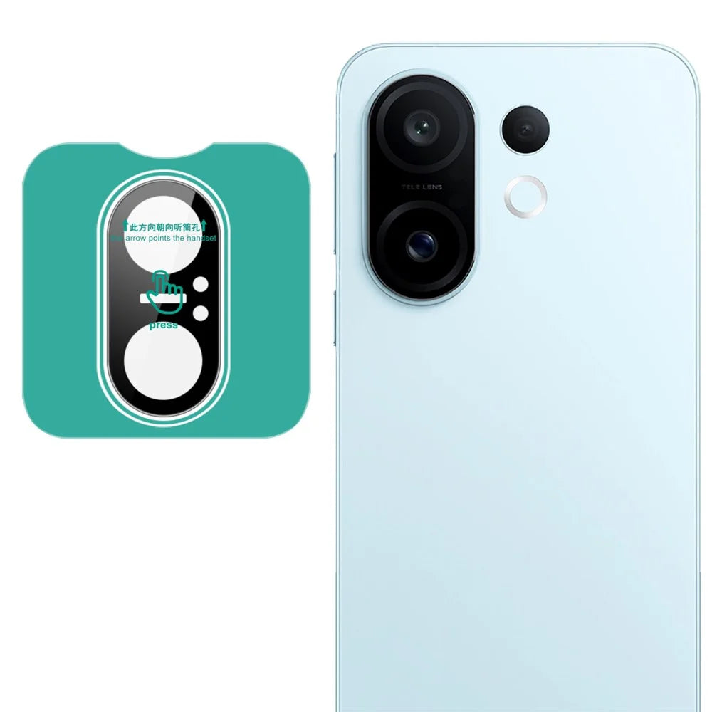 IMAK For vivo S30 Pro mini 5G Tempered Glass Camera Lens Protector with Self Positioning Frame (Black Version) - 1