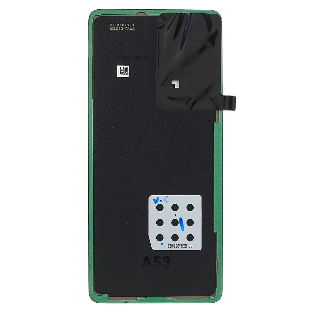 For Samsung Galaxy A53 5G A536 OEM Battery Housing with Adhesive Sticker + Camera Lens Cover - Black - 3