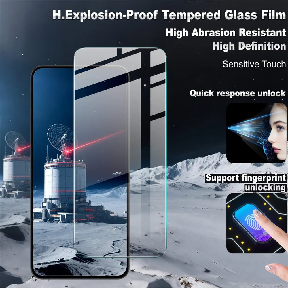 IMAK H Series For vivo S30 5G Screen Protector Tempered Glass HD Clear Film (Fingerprint Unlock) - 3