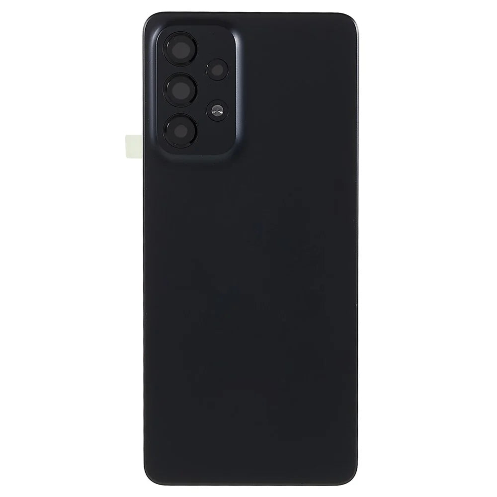 For Samsung Galaxy A33 5G A336 OEM Battery Housing with Adhesive Sticker + Camera Lens Cover - Black - 2
